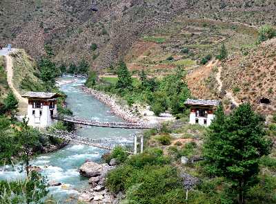 Tachogang Lhakhang Bridge