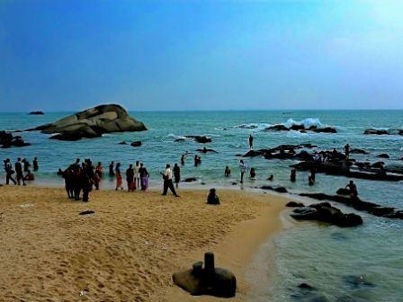 Kanyakumari beach